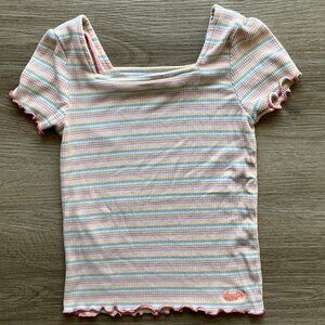 Levi's Short Sleeve Ribbed Baby T-Shirt Size 8-10